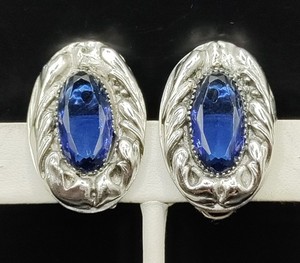 Sterling silver art nouveau earrings