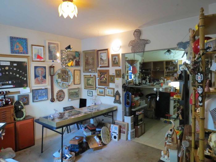Wall-to-wall collectibles in a packed Wicker Park apartment