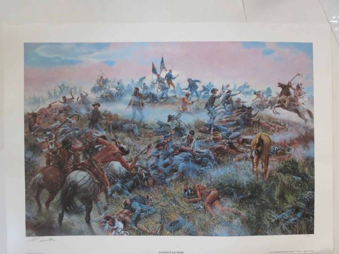 Dale Gallon Brian's Farm signed and numbered Civil War print