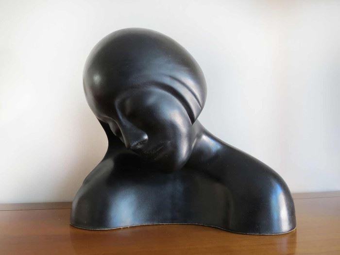 Brayton Laguna black pottery sculpture