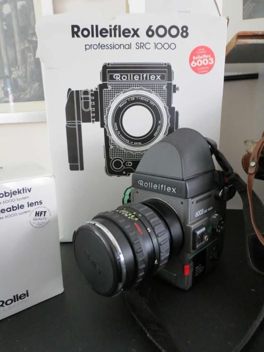 Rolleiflex 6008 medium-format camera with its original box