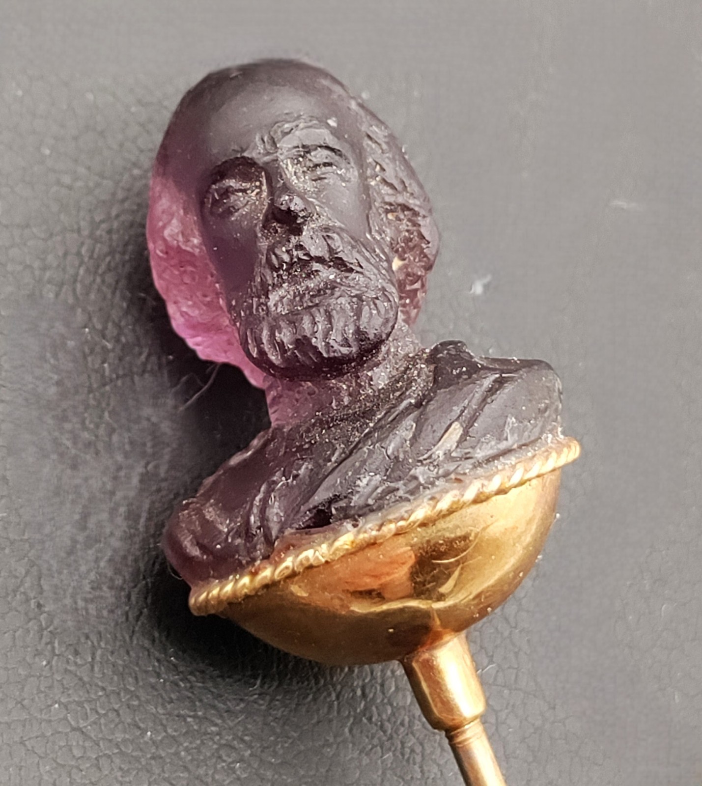 Victorian gold hat pin found during a Decatique property cleanout
