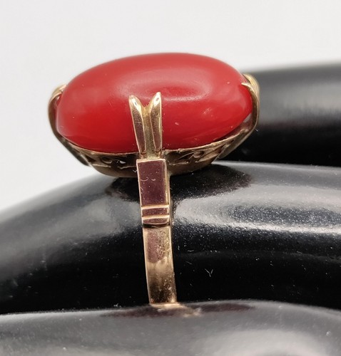 Vintage Trifari with lucite cabochon from the Decatique collection